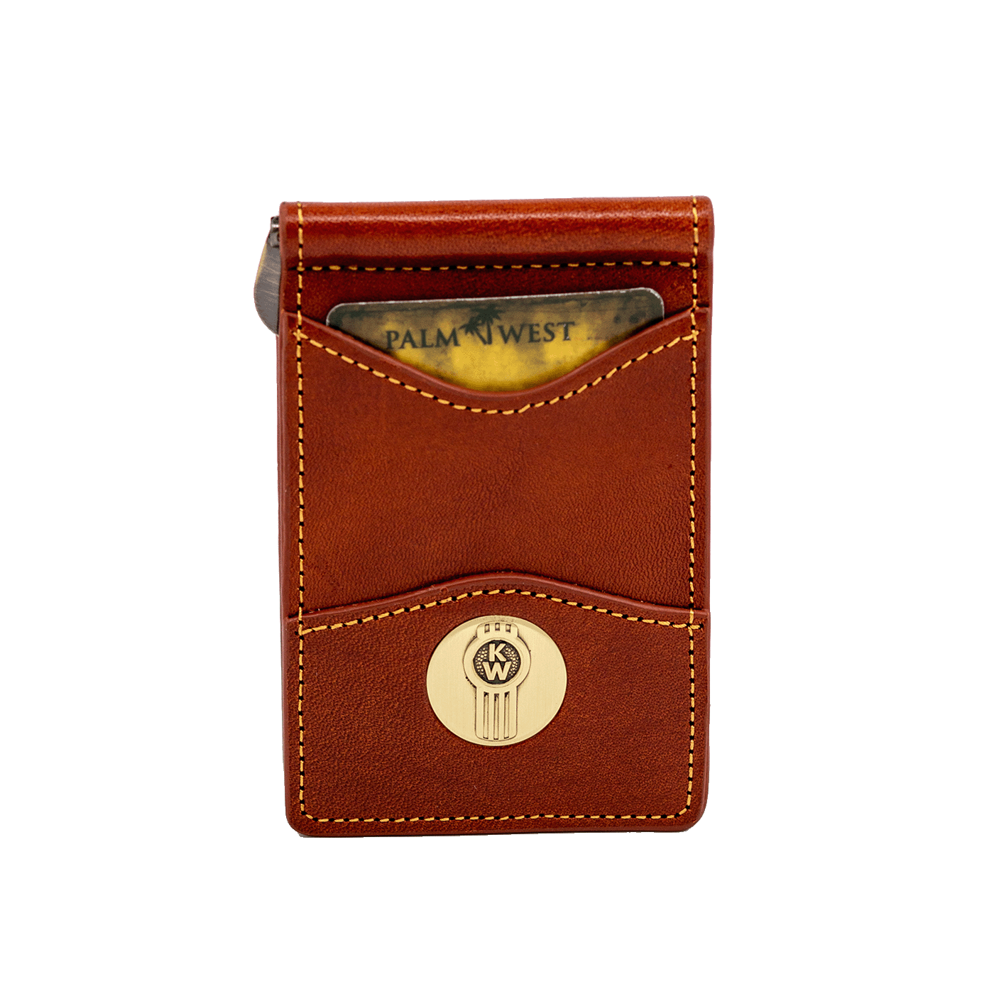 Porte-cartes en cuir Kenworth