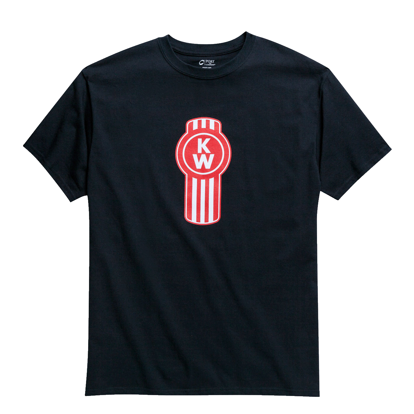 T-shirt noir emblème KW