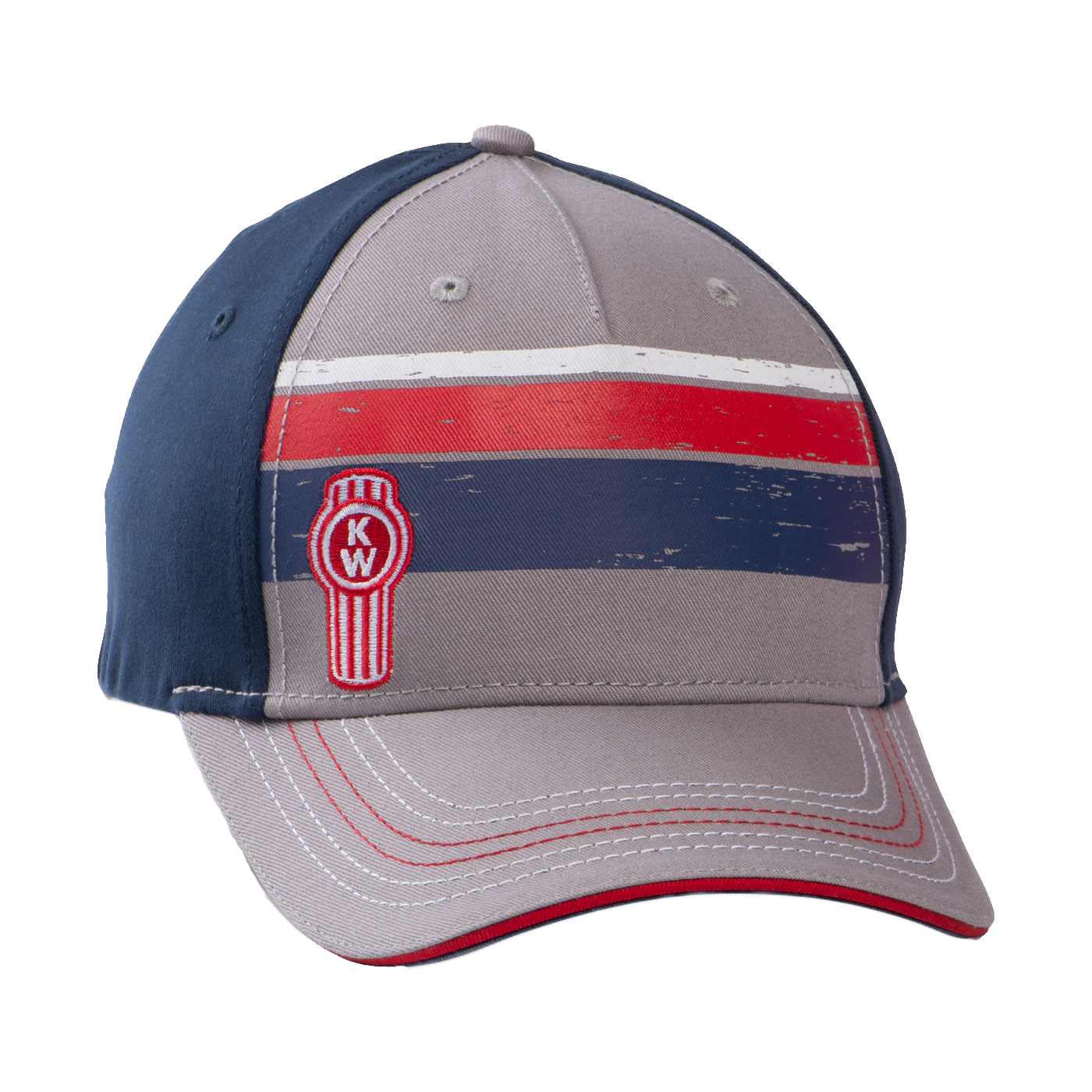 Casquette lignée 3 tons